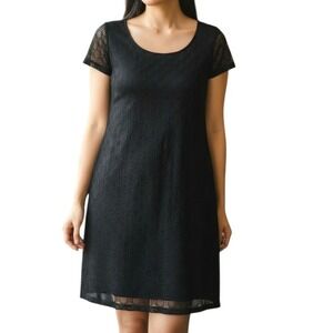 New Isaac Mizrahi Lined Knee Length Dress Size XXL Scoop Neck NWT Retail 98